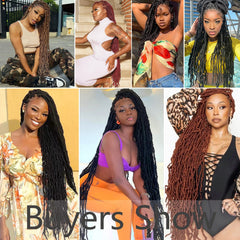 Alrence Faux Locs estilo protector para cambios de look sin dañar
