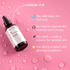 Bruma facial hidratante de Alteya Organics para uso diario.