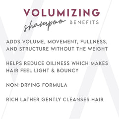 ALURAM champú voluminizador, cabello con volumen, aspecto ligero y flexible.