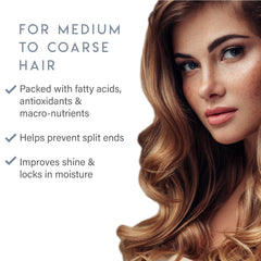 ALURAM Cabello mediano-grueso, aplicación suave y cabello más manejable