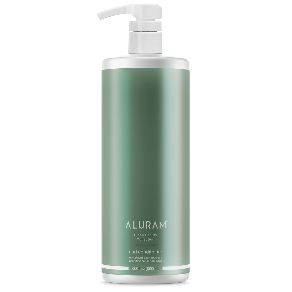 ALURAM Curl Conditioner botella con agua de coco para definición de rizos