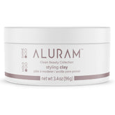 ALURAM Hair Clay with soft satin finish for lasting, flake-free styles.