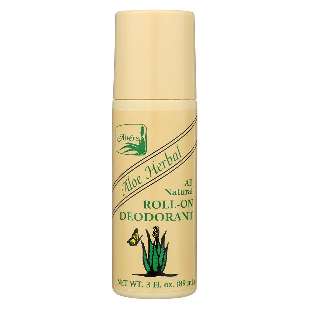 Alvera desodorante rodillo natural con aloe vera, aplicación suave para la piel