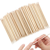 AMAHOMESA palitos para uñas naranja de doble extremo para cuidado de cutículas.