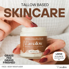 Amallow crema hidratante con textura esponjosa para rostro.