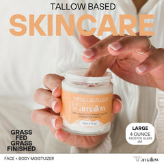 Amallow textura batida, crema facial y corporal para hidratación profunda