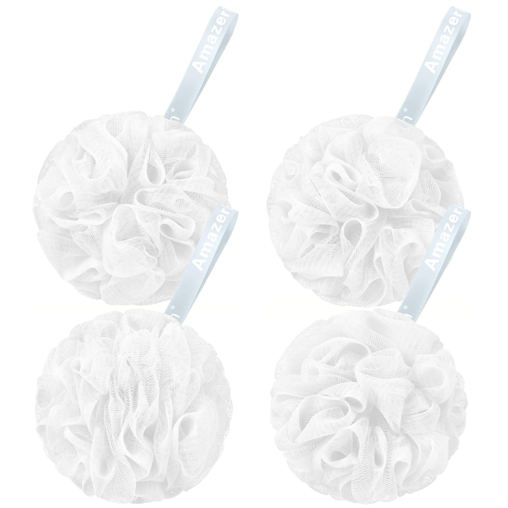AmazerBath esponja lufa 60 g, pieza individual para exfoliar suavemente la piel.