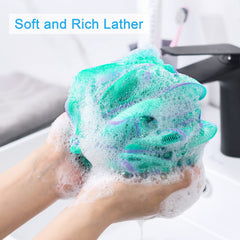 Esponja AmazerBath lufa con malla densa que genera espuma rica