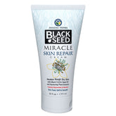 Amazing Herbs crema reparadora de piel con semilla negra en botella para uso diario.