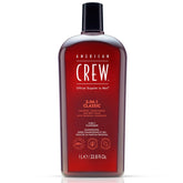 American Crew 3-en-1 botella muestra envase para cabello y piel