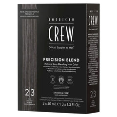 American Crew coloración temporal para barba con cobertura de canas oscura