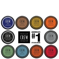American Crew Hair Fiber, acabado de bajo brillo para peinados con volumen y control.