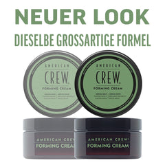 AMERICAN CREW fijación media, crema modeladora para peinados flexibles.
