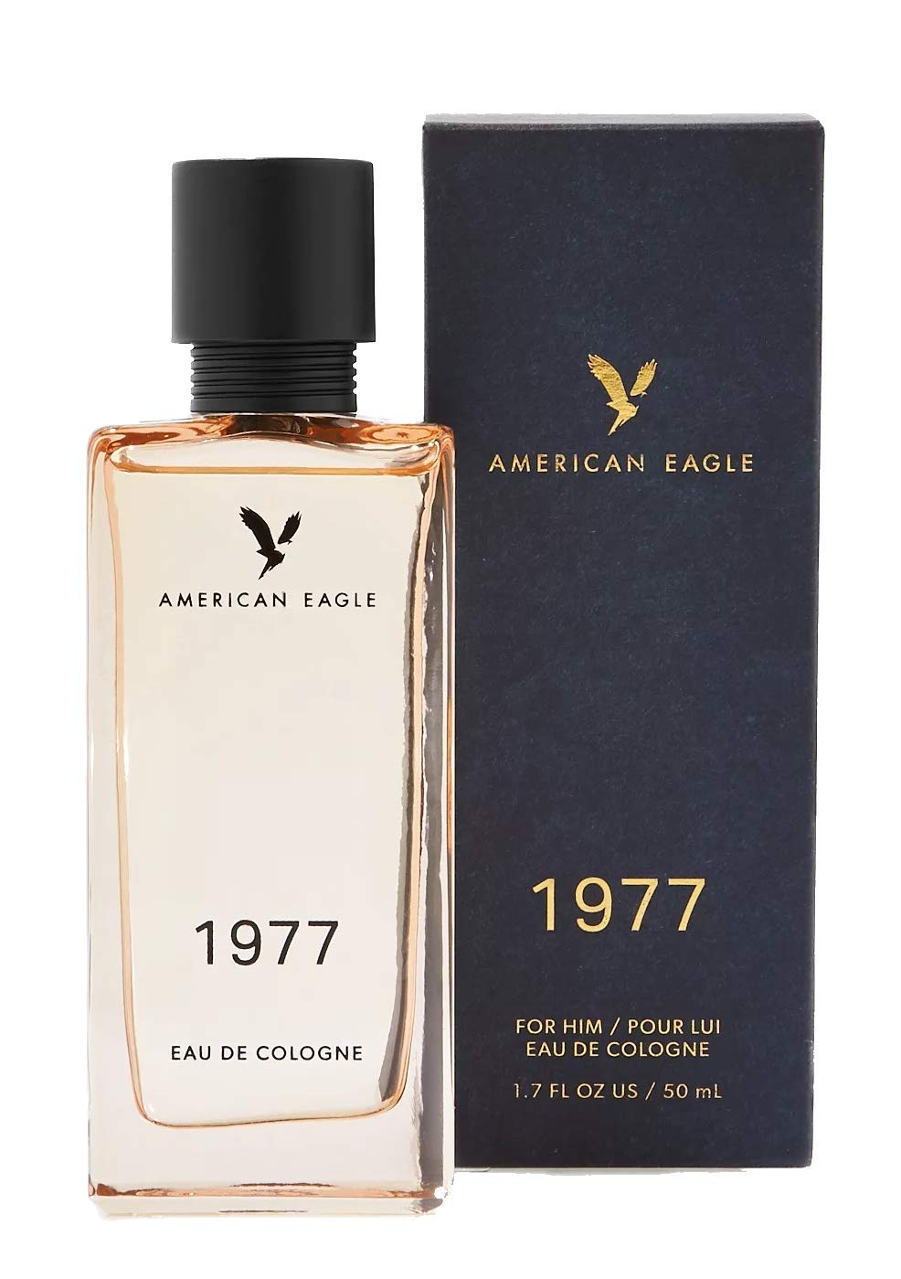 American Eagle Dewy Greens, botella, sensación fresca para uso diario.