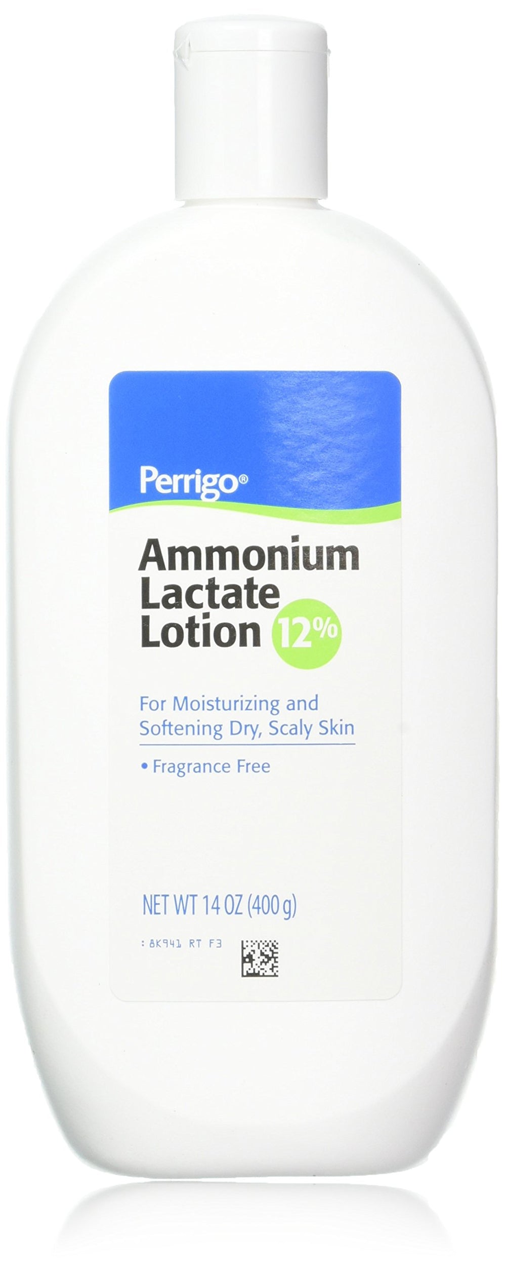 Botella Ammonium Lactate Lotion 12%C-P con tapa abatible para uso diario.