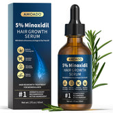 AMOADO Minoxidil Serum botella para uso diario y densidad capilar