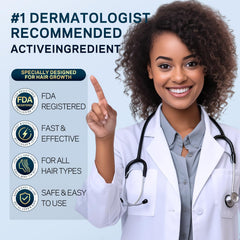 AMOADO Minoxidil Serum gotero para aplicación precisa en cuero cabelludo