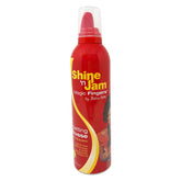 AmPro Shine-N-Jam Mousse: botella de fijación para trenzas sin alcohol