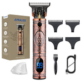 AMULISS trimmer avec affichage LED pour une utilisation précise sans fil.