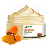 AMVital mascarilla curcuma en envase, hidratación suave para la piel.