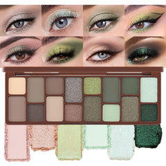 AMY'S DIARY paleta sombra 16 colores neutros para looks diarios con acabado suave.