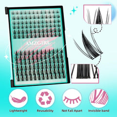 AMZGIRL LASH precision tweezers for accurate cluster placement