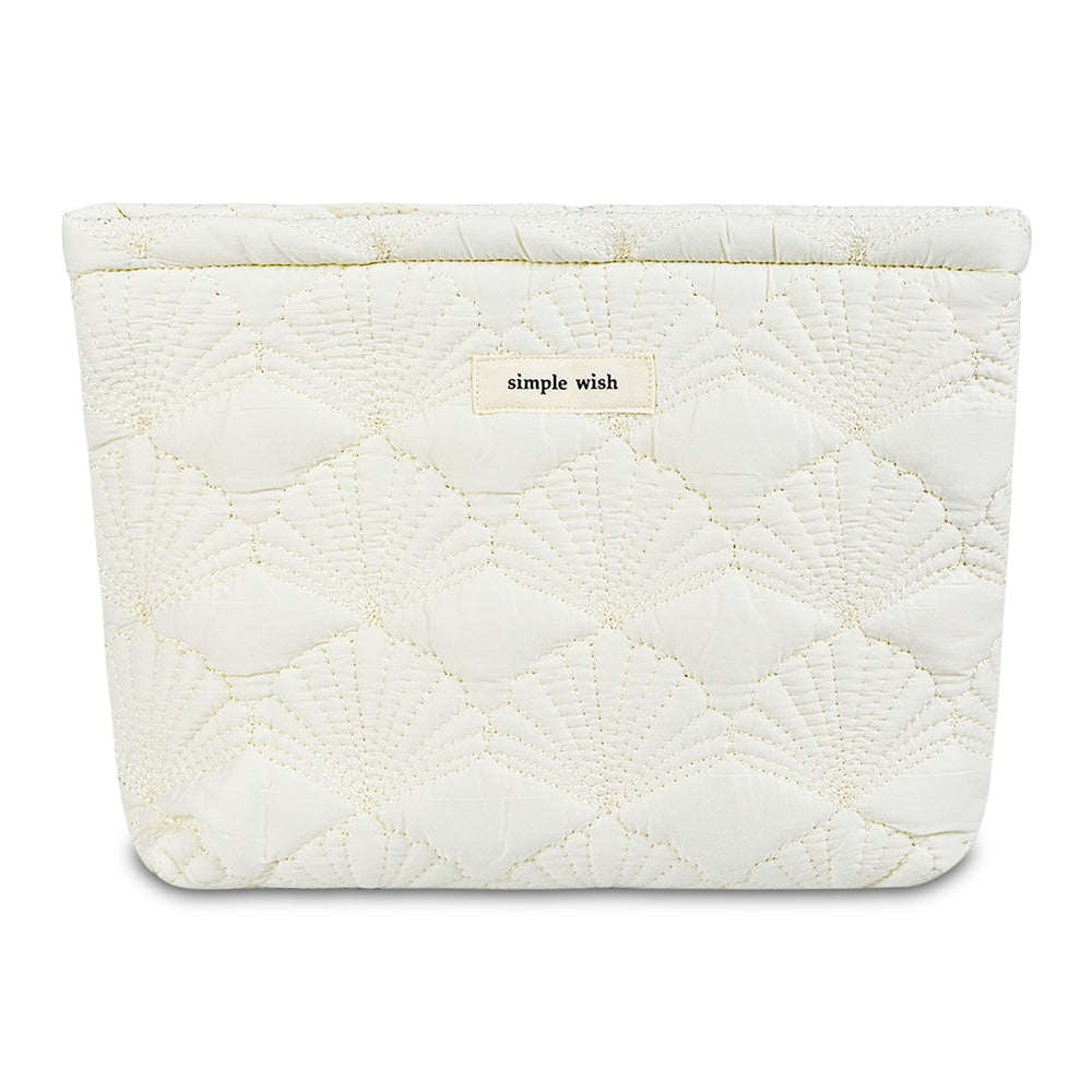 AMZMA bolsa maquillaje algodón acolchado, tacto suave y limpieza fácil para uso diario.