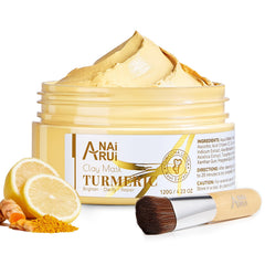 ANAI RUI mascarilla curcuma vitamina C en bote para piel radiante