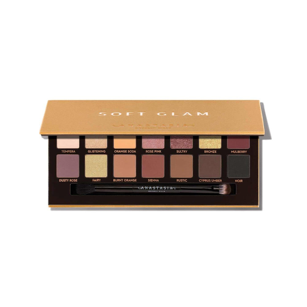 Anastasia Beverly Hills Soft Glam paleta ojos abierta, ideal para uso diario