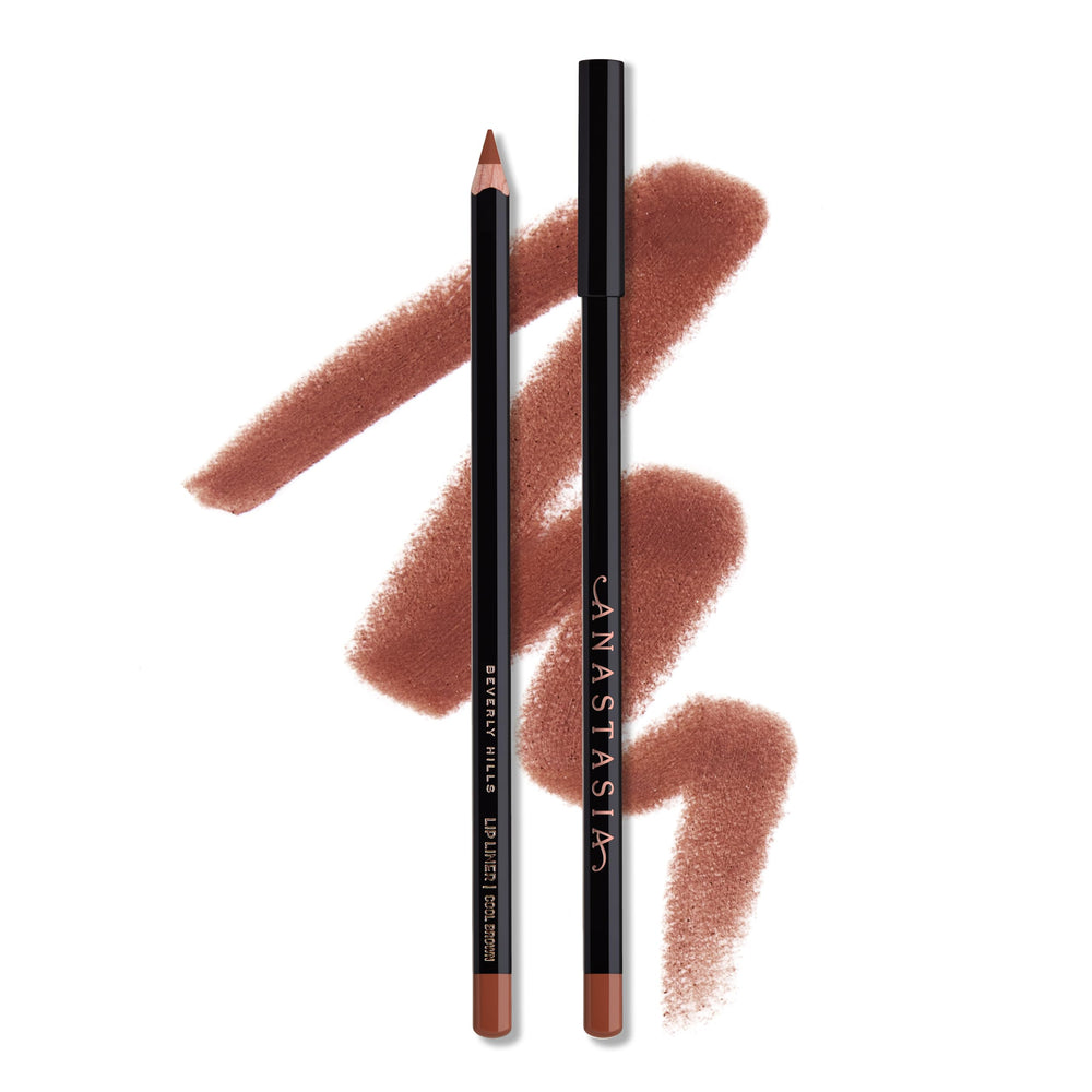 Anastasia Beverly Hills delineador labial marrón frío para definición precisa y duradera.