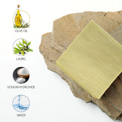 AnatoliaDaphne Aleppo soap bar featuring laurel scent for a natural aroma.