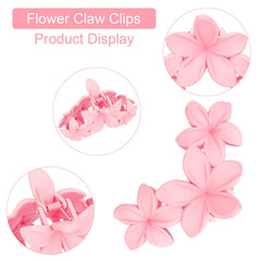 Anbala flor hawaiana gradiente blanco-rosa, colores versátiles para cualquier estilo