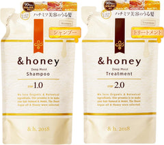 and-honey champú Deep Moist en botella, hidratación profunda para todo tipo de cabello