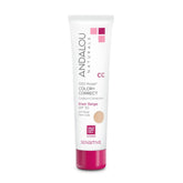Andalou Naturals 1000 Roses CC SPF30, tono beige ligero para un acabado natural.