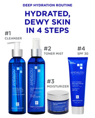 Andalou Naturals células madre de fruta promueven aspecto revitalizado.