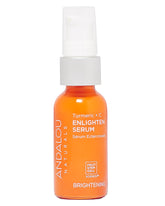 Serum Andalou Naturals de cúrcuma y vitamina C para iluminación y tono uniforme de la piel.