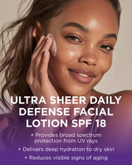 Andalou Naturals textura ligera de crema facial para uso diario y hidratación suave.