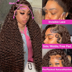 Anderah frontal de encaje HD con tono de piel natural para rostro discreto.
