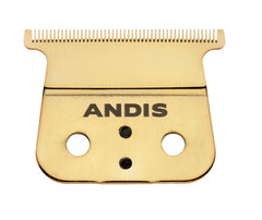 Recubrimiento dorado de Andis GTX-EXO para mayor durabilidad.