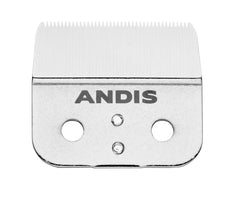 Hoja repuesto Andis para GO/GTO con acero inoxidable y corte cercano.