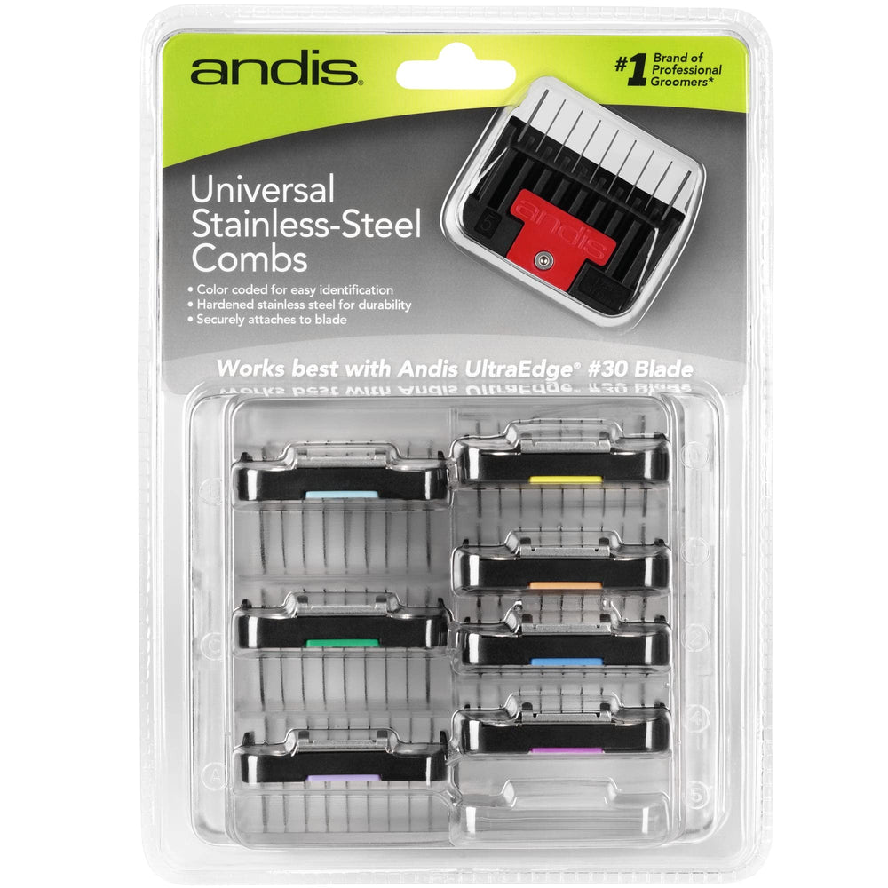 Andis peines elevados en acero inoxidable para acabados precisos en cortes