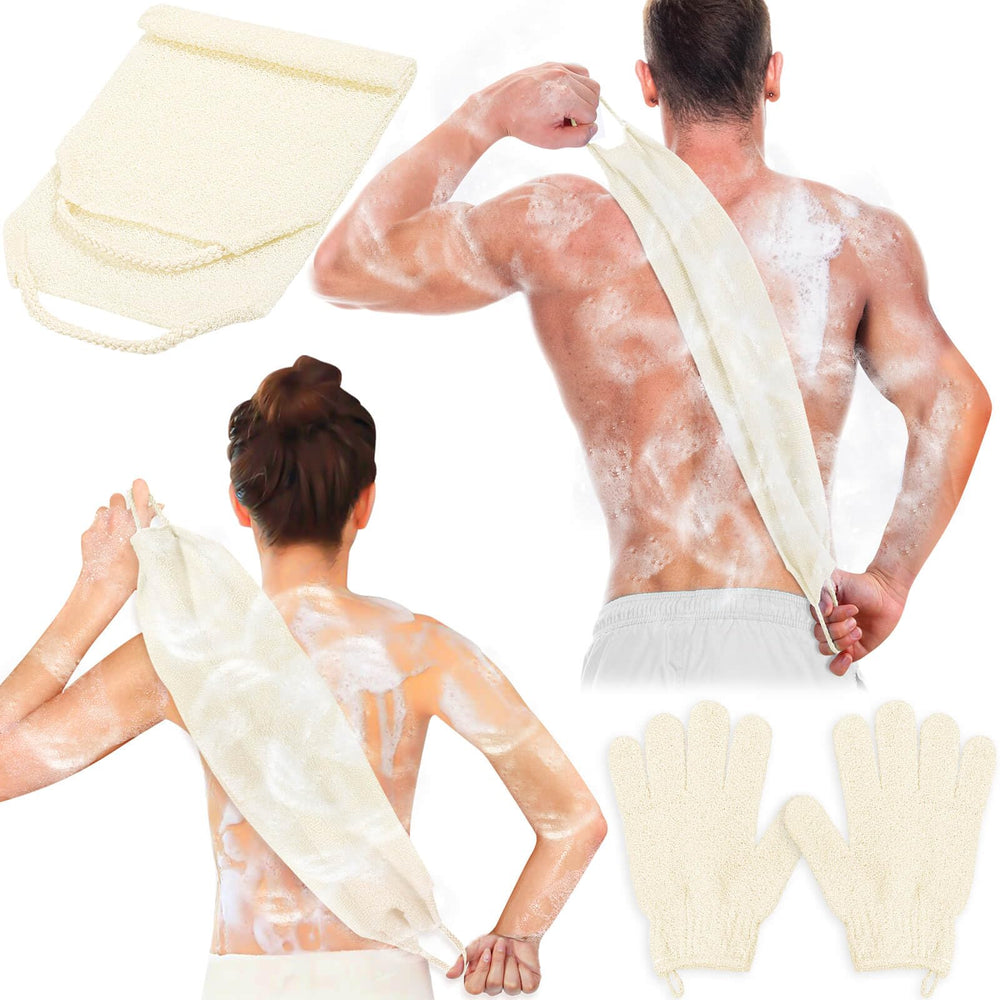 Anezus exfoliante para dorso, limpiador corporal suave para exfoliar.