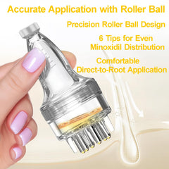 Botella Minoxidil compacta de Angel Kiss, ideal para viajar y llevar