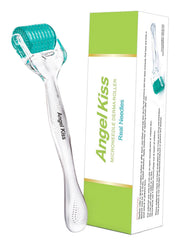 Angel Kiss Derma Roller para cara, agujas 0,3 mm, facilita un aspecto más suave.