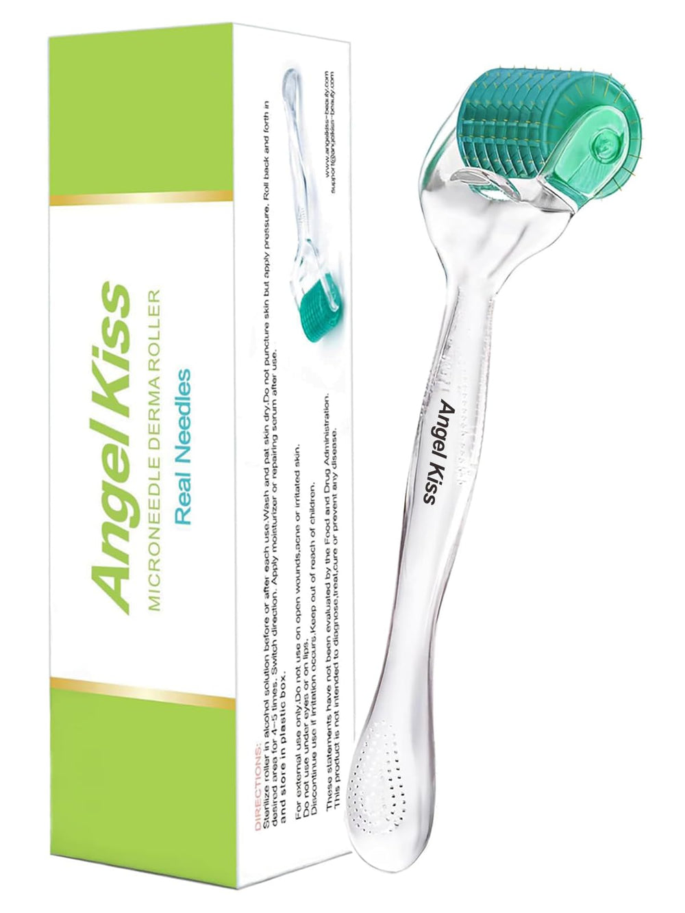 Angel Kiss Derma Roller con puntas de titanio 192 para piel suave