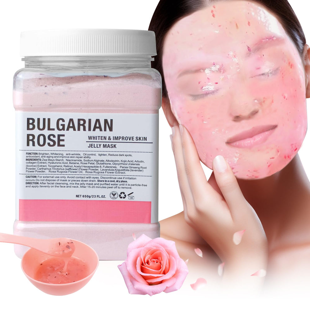 Angeland Jelly Mask aplicación uniforme en el rostro para piel suave y fresca.
