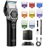 AngFan cortapelos profesional inalámbrico 8000 rpm para estilos precisos en casa.