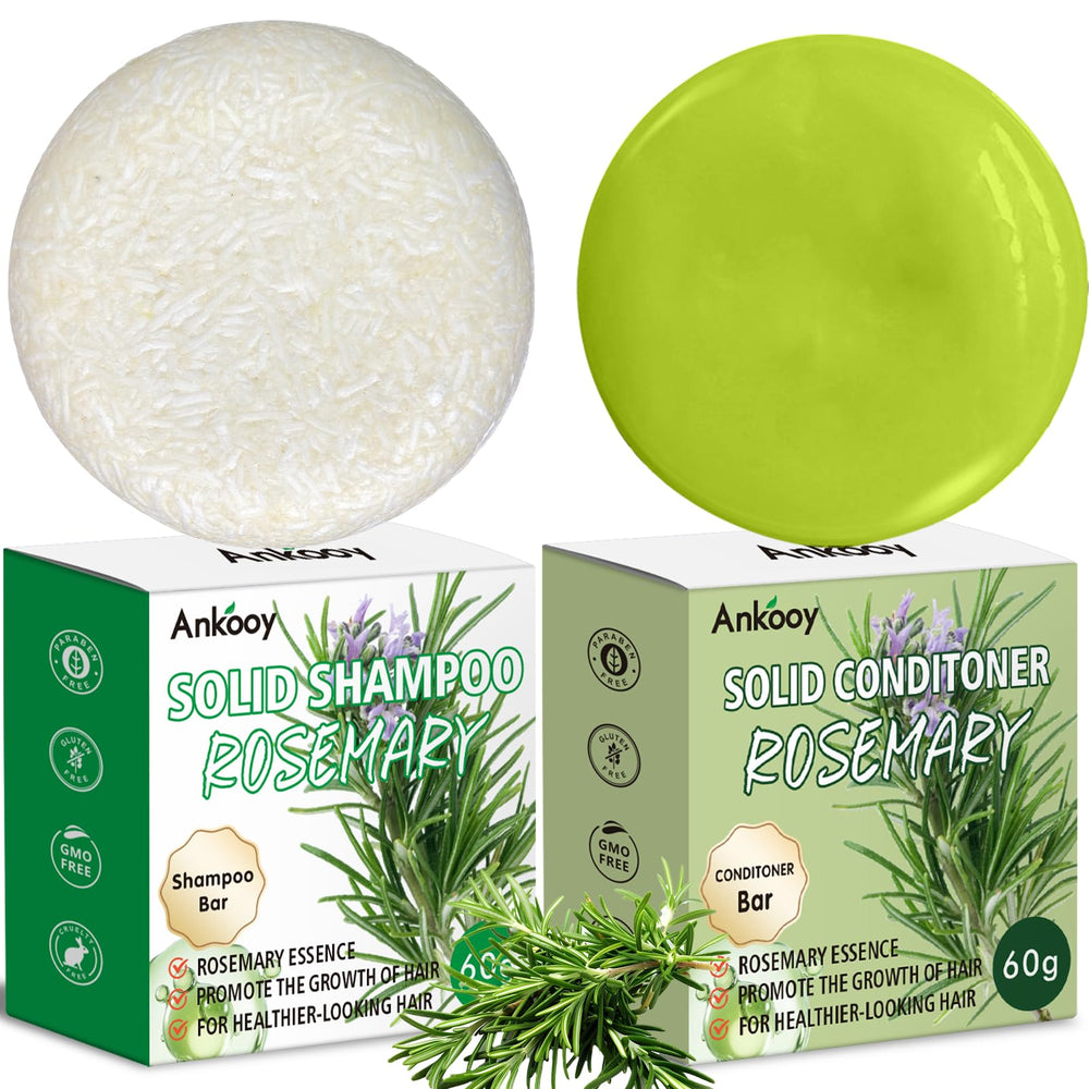 ANKOOY jabf3n shampoo romero 2 en 1 para cabello limpio y saludable