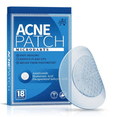 Parche microdart AnnaChoice para la frente, cobertura discreta y tratamiento dirigido.