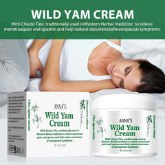 Anna's crema de ñame silvestre, textura cremosa que se absorbe rápido